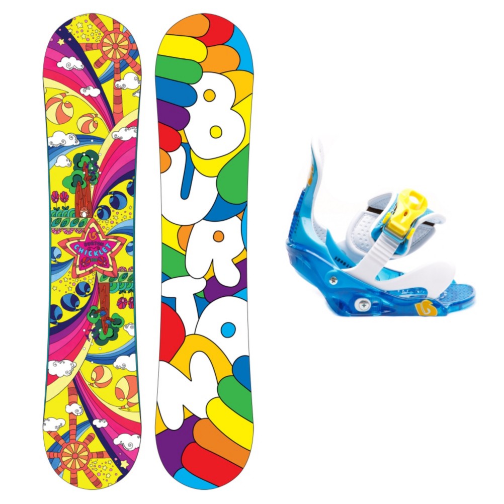 Burton Chicklet Girls Snowboard and Binding Package 2013, 130cm, swatch