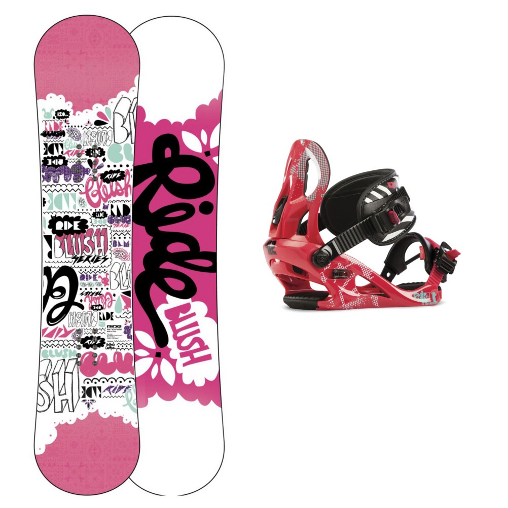 Ride Blush Girls Snowboard and Binding Package 2013, 120cm, swatch