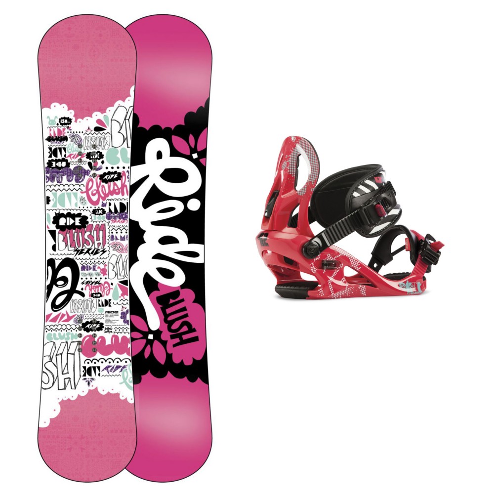 Ride Blush Girls Snowboard and Binding Package 2013, 130cm, swatch