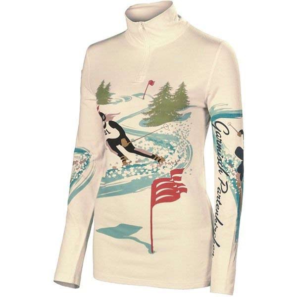 Neve Designs Ski Racer Zip Neck Womens Long Underwear Top, , medium