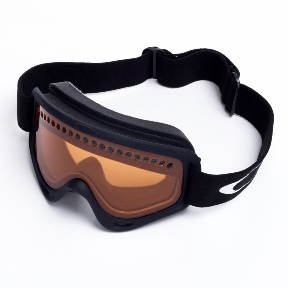 Oakley XS O Frame Kids Goggles, Black-Persimmon, medium