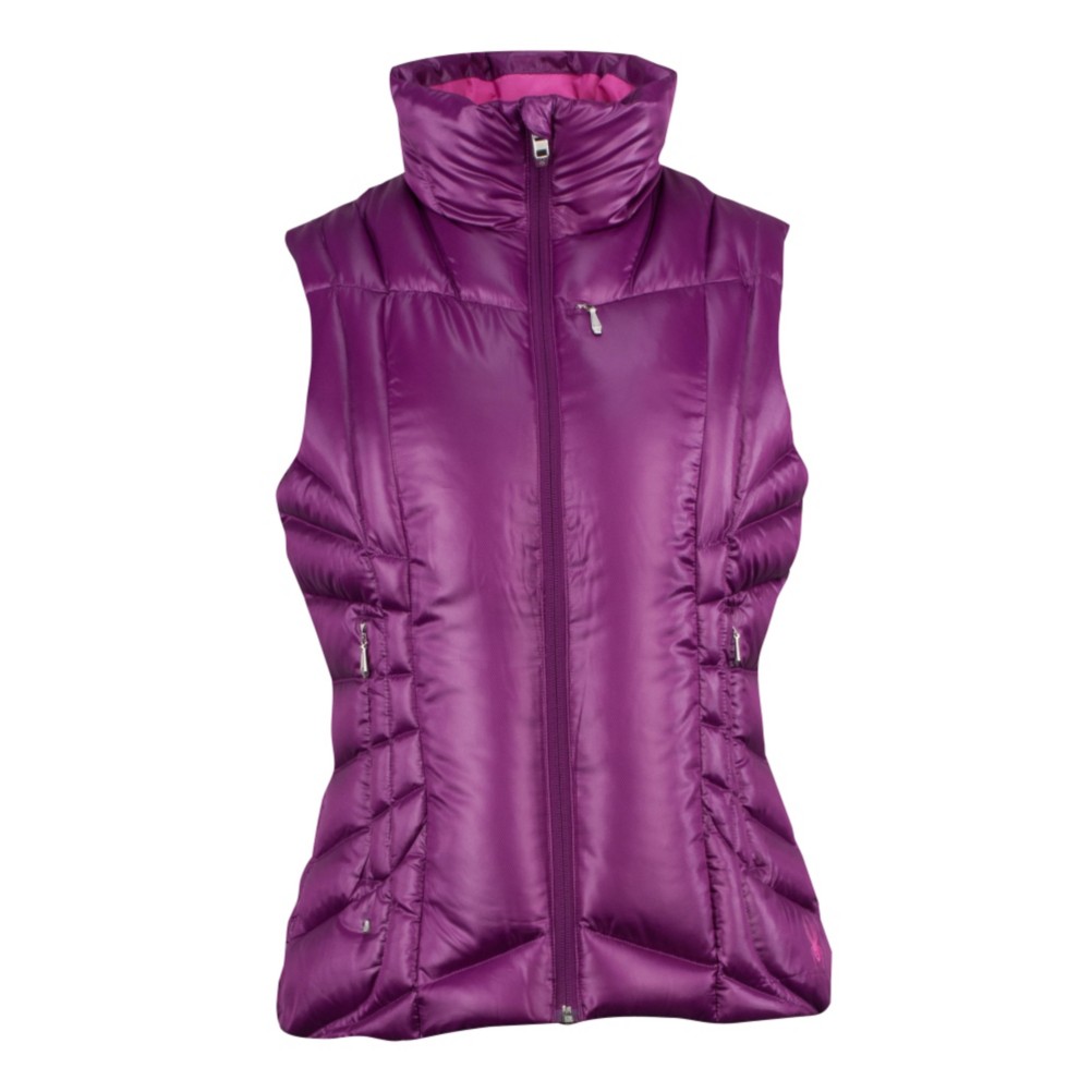 Spyder Timeless Down Womens Vest, Gypsy-Sassy Pink, swatch
