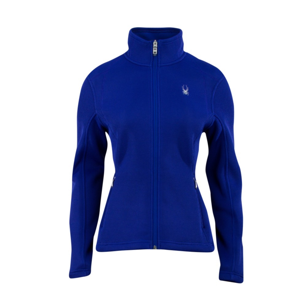 Spyder Core Virtue Full Zip Womens Sweater, Blue My Mind, swatch