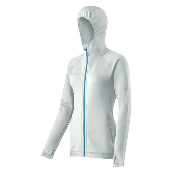 Mammut Aconcagua Womens Mid Layer, White-Heaven, swatch