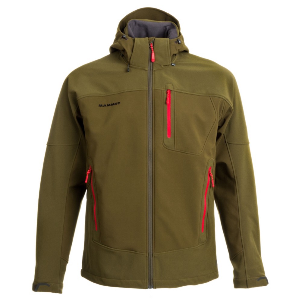 Mammut Plano Soft Shell Ski Jacket, Ivy, swatch