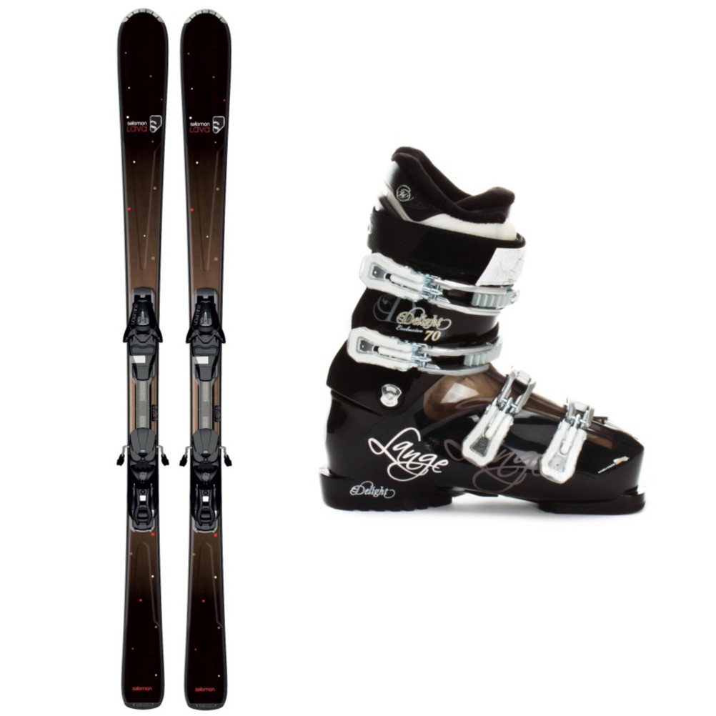Salomon Origins Lava Womens Ski Package, , medium