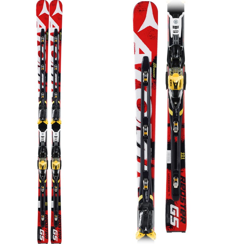 Atomic Redster FIS D2 GS Junior Race Skis with X16 Bindings 2013, , medium