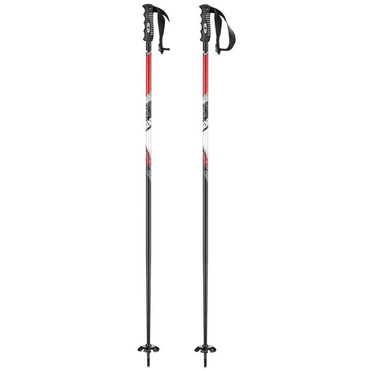 Salomon Patrol Ski Poles 2013, Black-Red, swatch