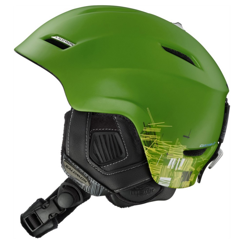 Salomon Phantom 10 Custom Air Helmet 2013, Green Matte, swatch