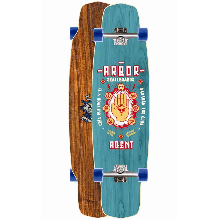 Arbor Agent Koa Complete Longboard, , medium