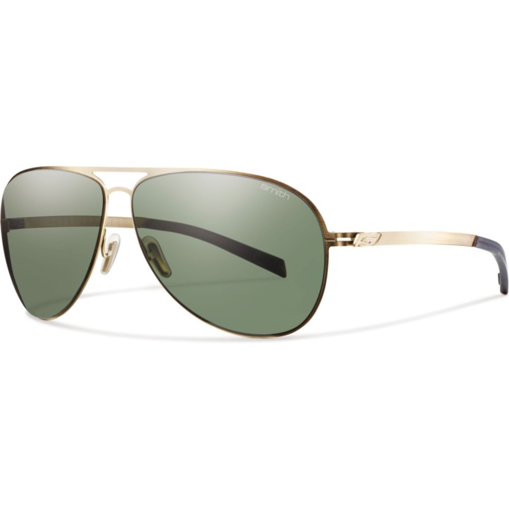 Smith Ridgeway Polarized Sunglasses, Gold, medium