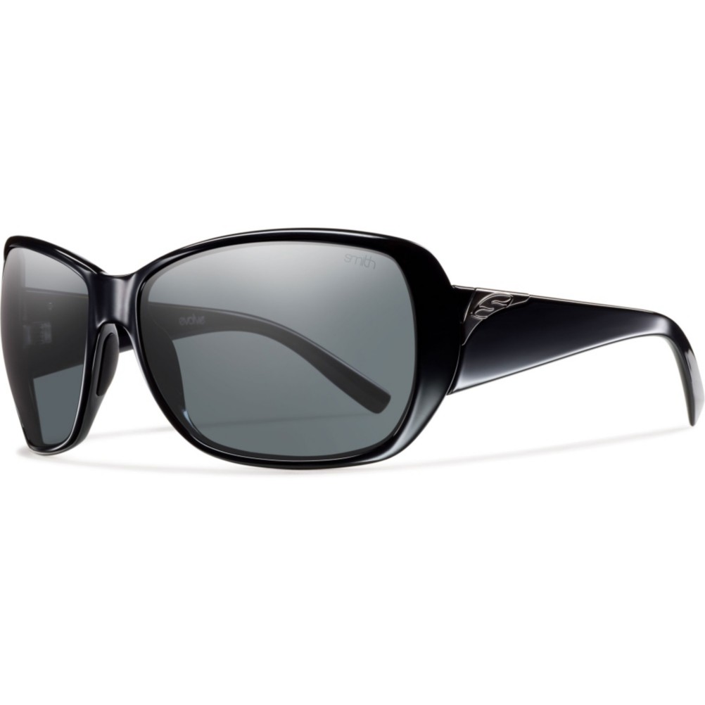 Smith Hemline Polarized Womens Sunglasses, Black, medium