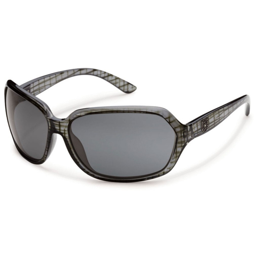 SunCloud Empress Sunglasses, Black Grid, swatch
