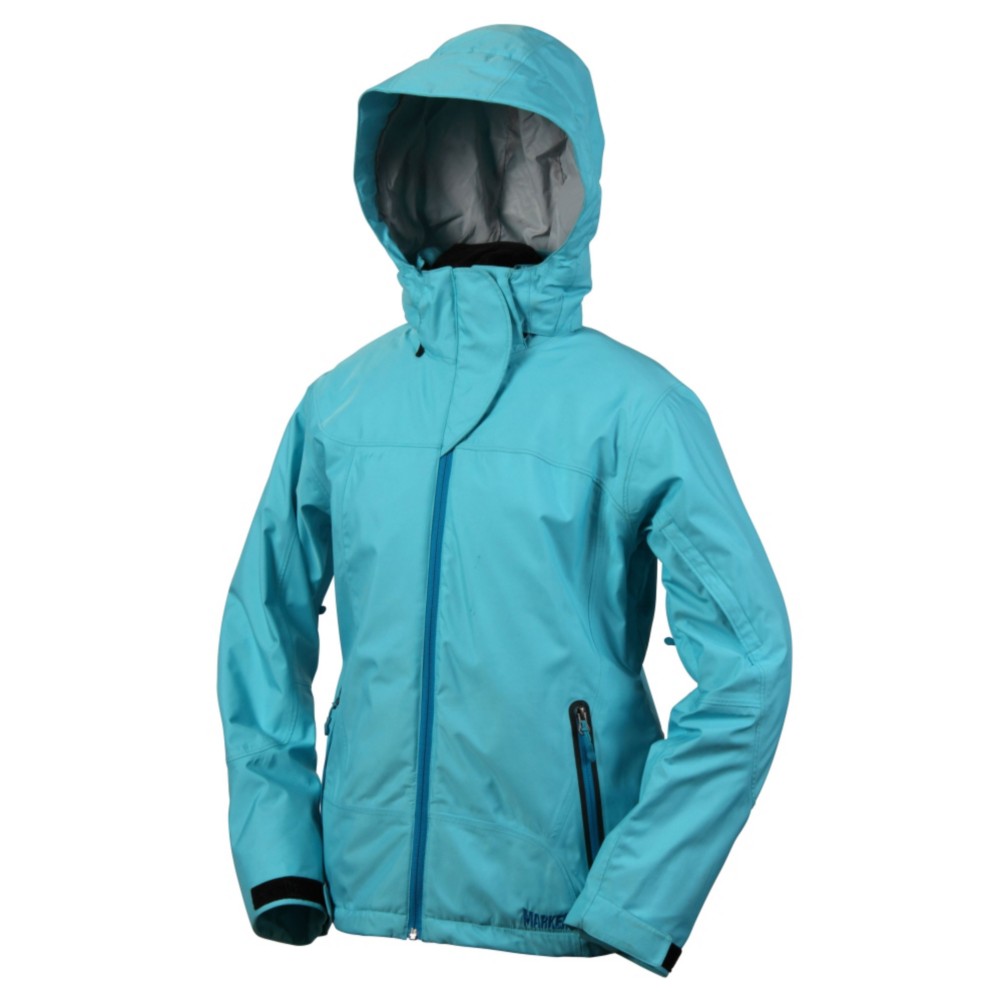 Marker Cresta Womens Insulated Ski Jacket, Liquid Blue, swatch