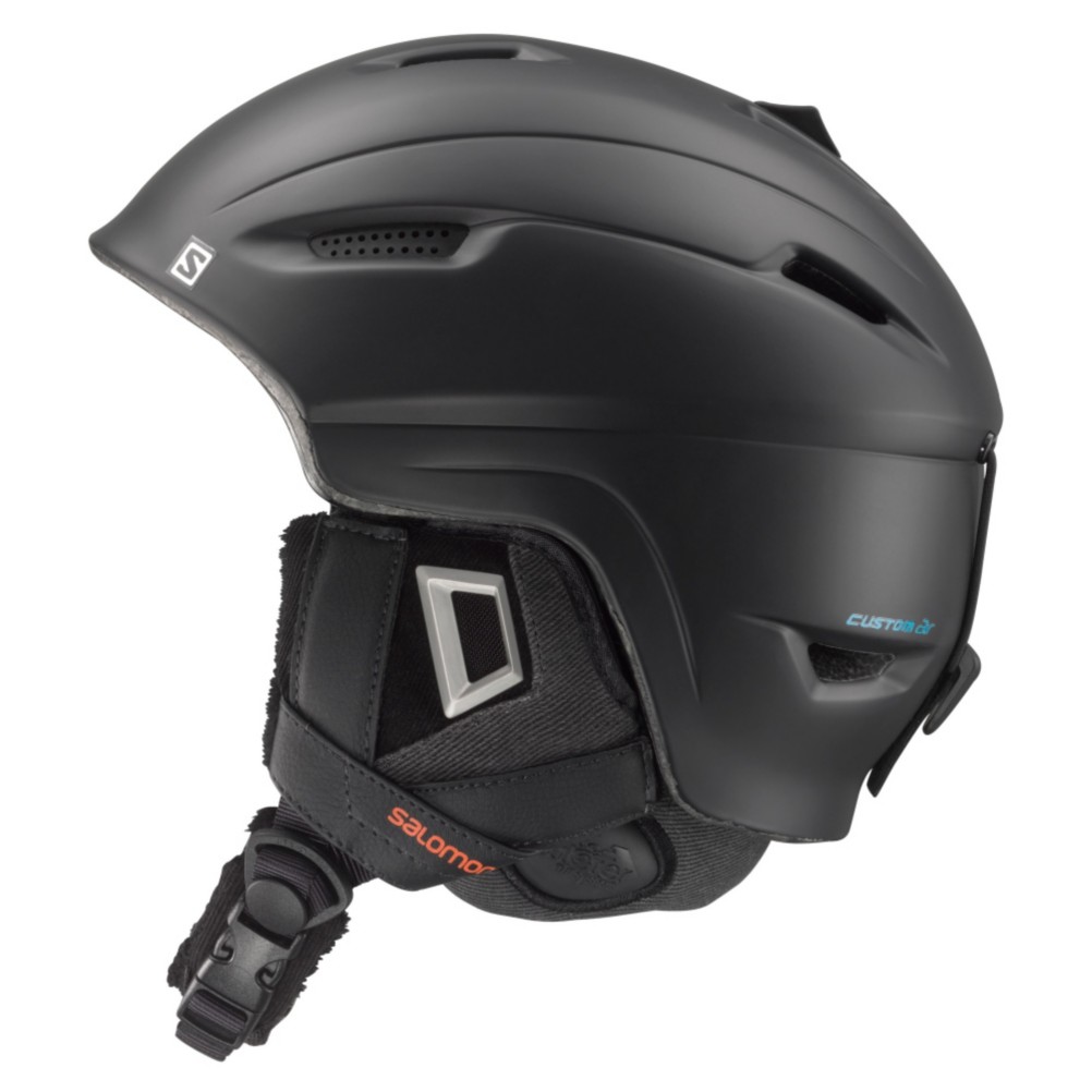 Salomon Ranger Custom Air Helmet 2014, Black Matte-Orange, swatch