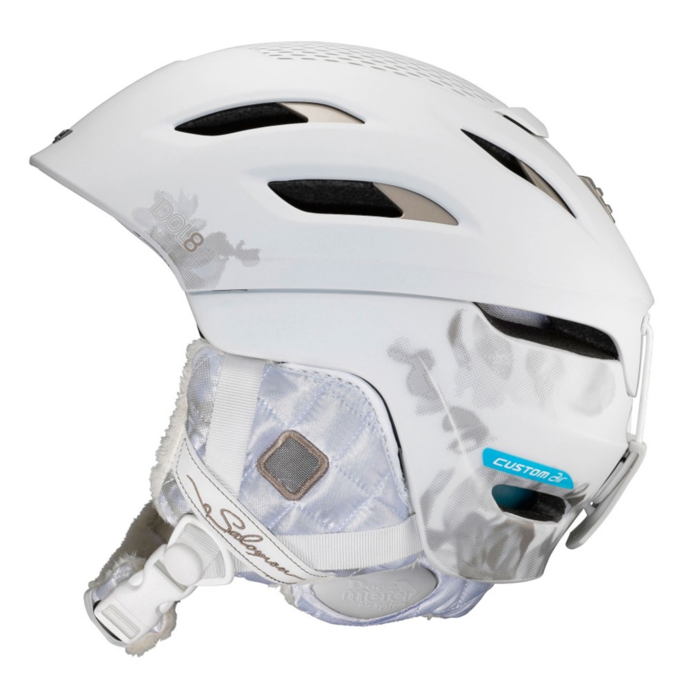 Salomon Idol Custom Air Womens Helmet 2014, White Matte-Gold, swatch