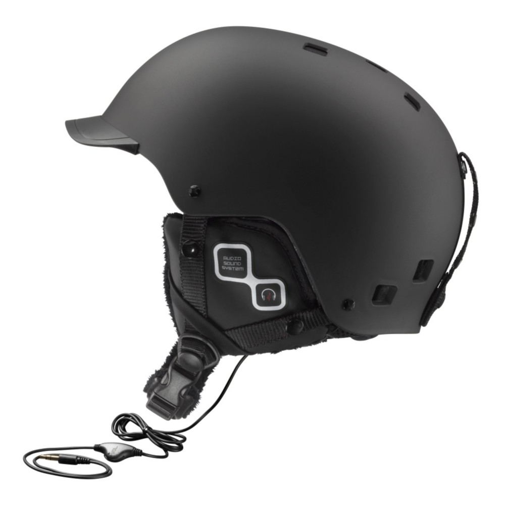 Salomon Brigade Audio Helmet 2014, Black Matte, swatch