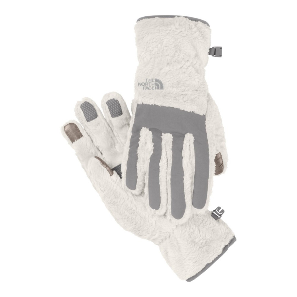 The North Face Etip Denali Thermal Womens Gloves, Moonlight Ivory-Pache Grey, swatch