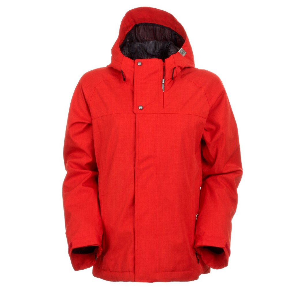 Bonfire Cinder Womens Shell Snowboard Jacket, Saffron, swatch