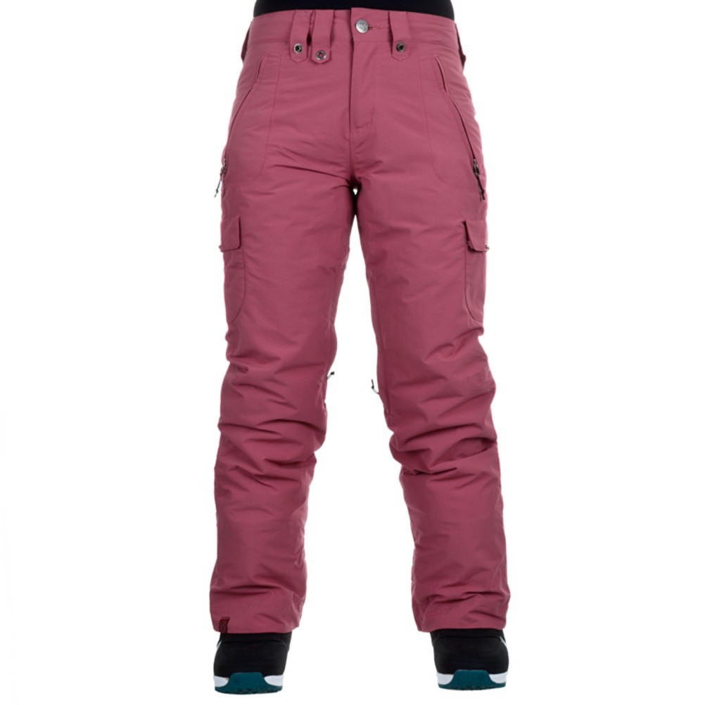 Bonfire Prism Womens Snowboard Pants, Dusty Rose, swatch