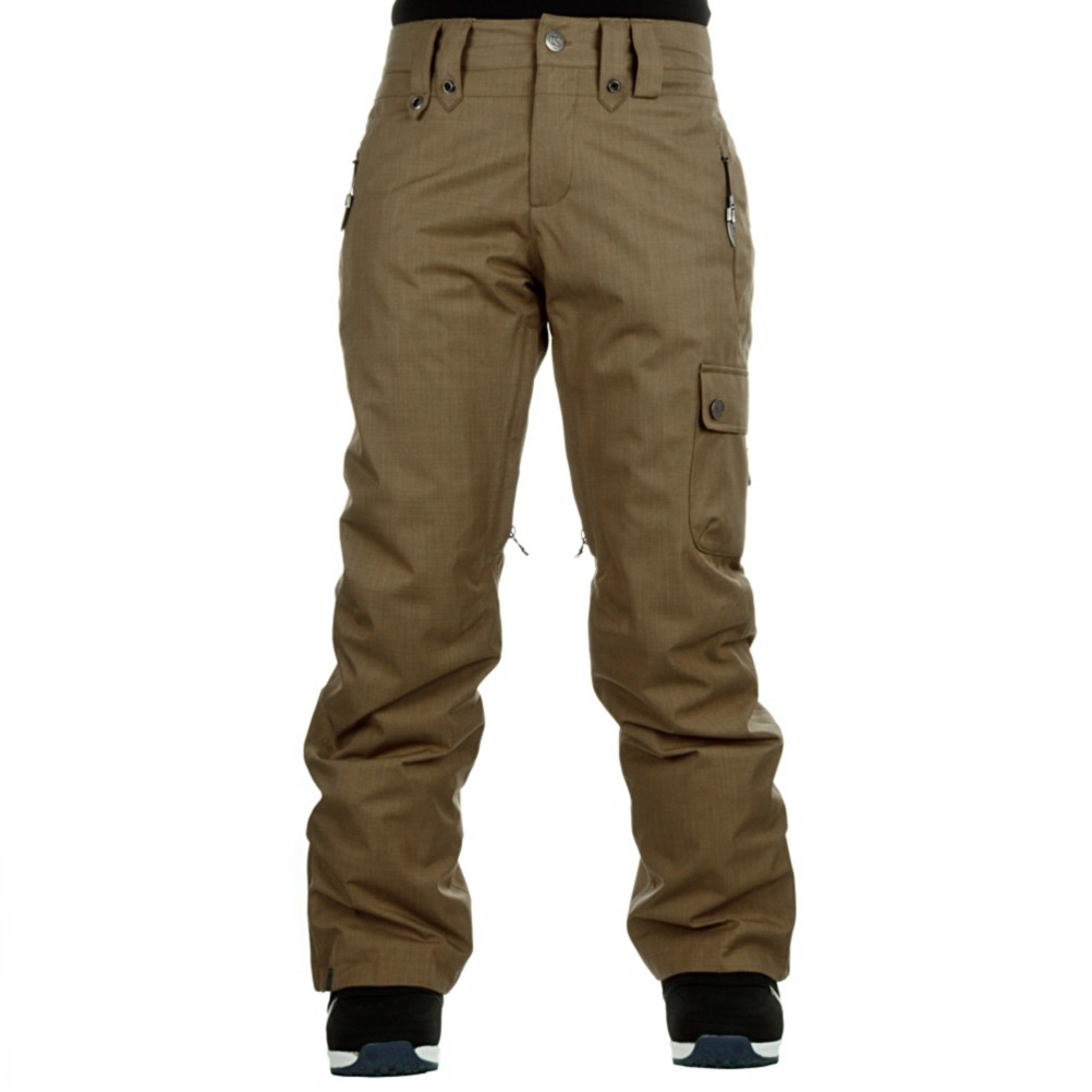 Bonfire Safari Womens Snowboard Pants, Canvas, swatch