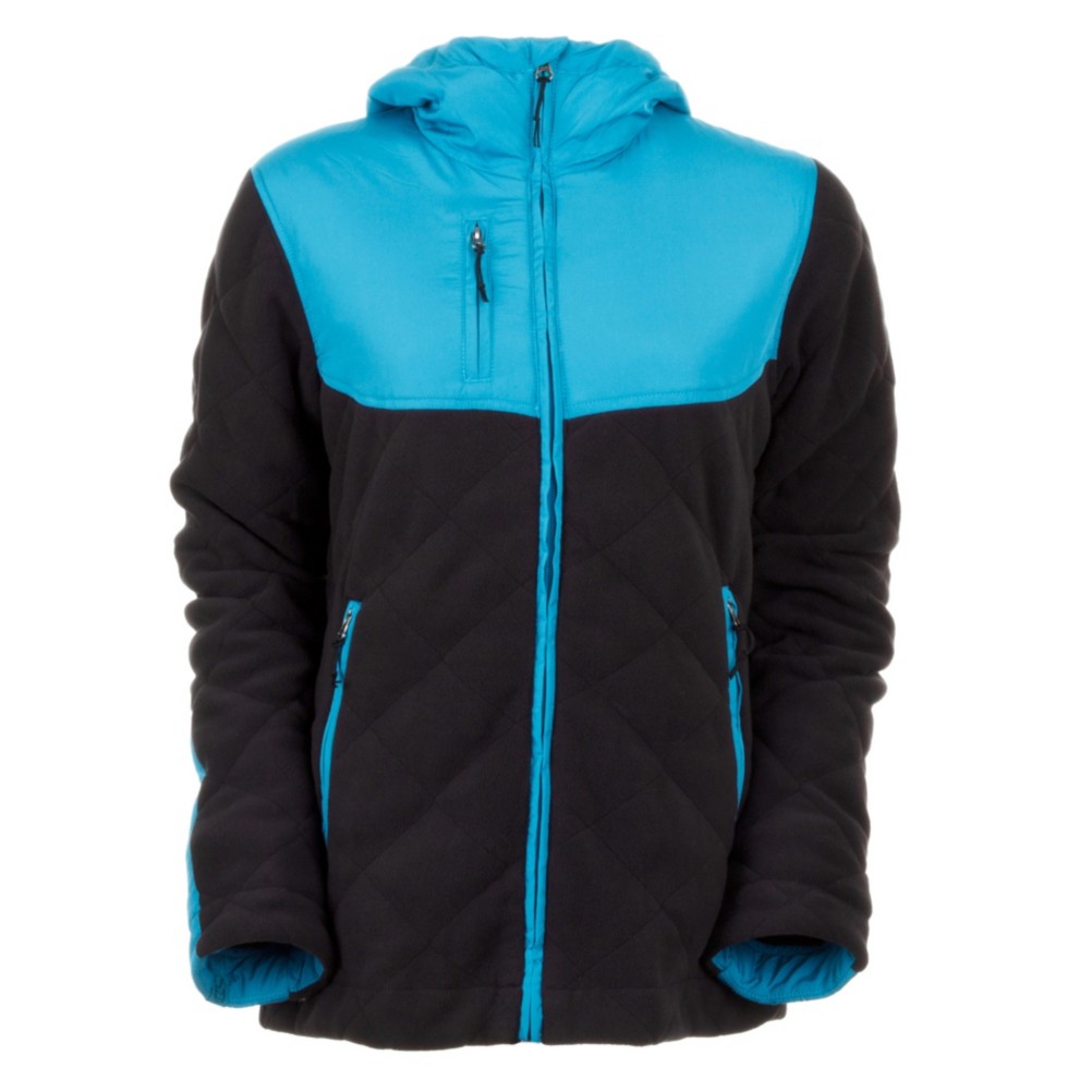 Bonfire Spitfire Fleece Womens Jacket, Black-Storm, swatch