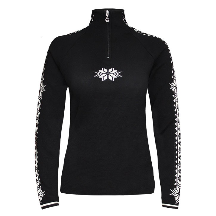 Dale Of Norway Geilo Womens Sweater, Black-Offwhite, 256