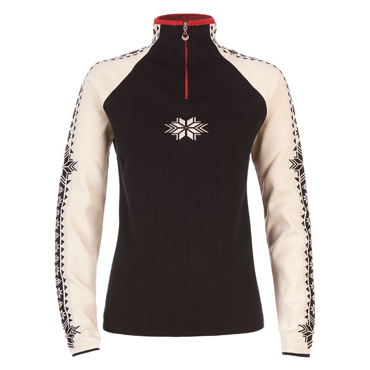 Dale Of Norway Geilo Womens Sweater, Navy-Off White-Raspberry, 256