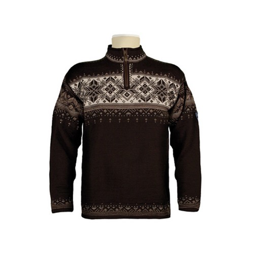 Dale Of Norway Blyfjell Mens Sweater, Coffee-Mountainstone-Off White, 256
