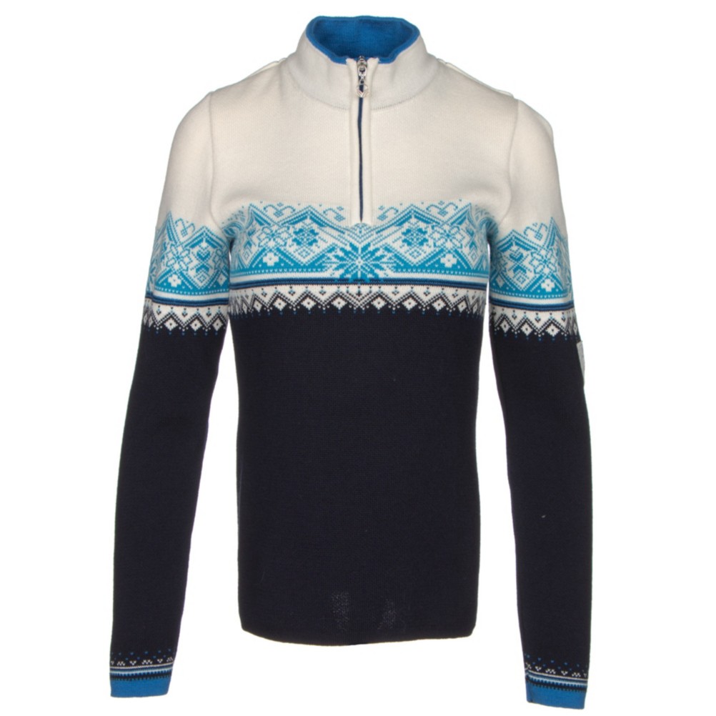 Dale Of Norway St. Moritz Feminine Womens Sweater, Marine-Cobalt-Off White-Sochi, 256