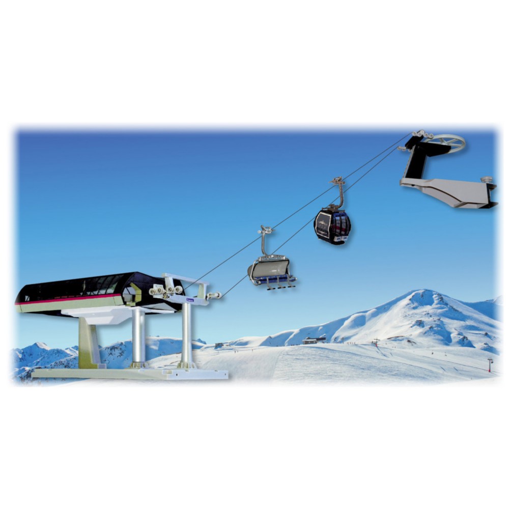 Model Ski Lifts Starter Chair Set 2014 JC87396 NEW