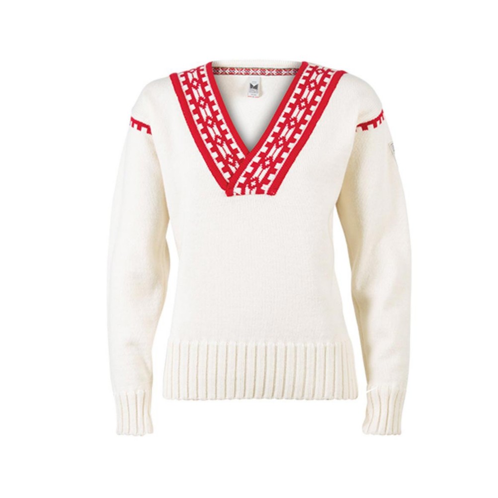 Dale Of Norway Alpina Feminine Womens Sweater, Cream-Raspberry, 256