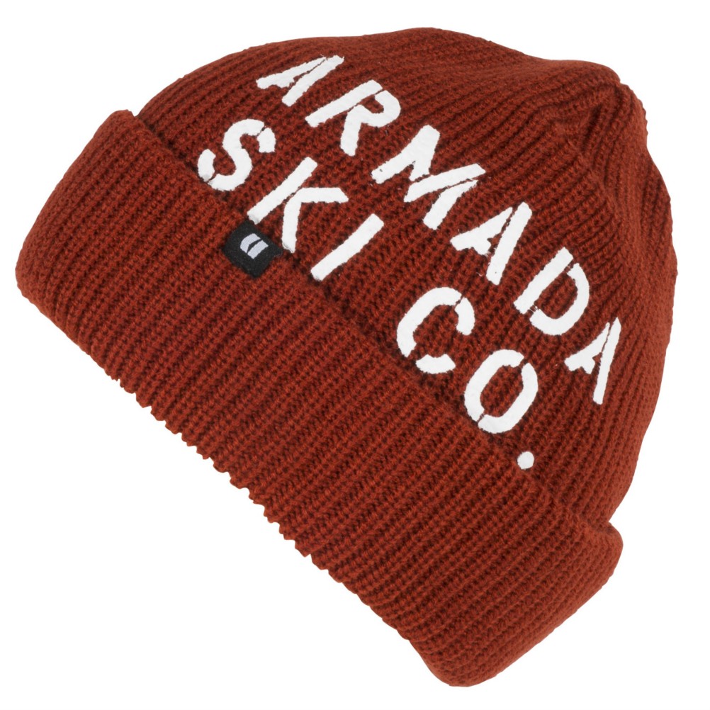 Armada Bloke Beanie Hat, Rust, 256