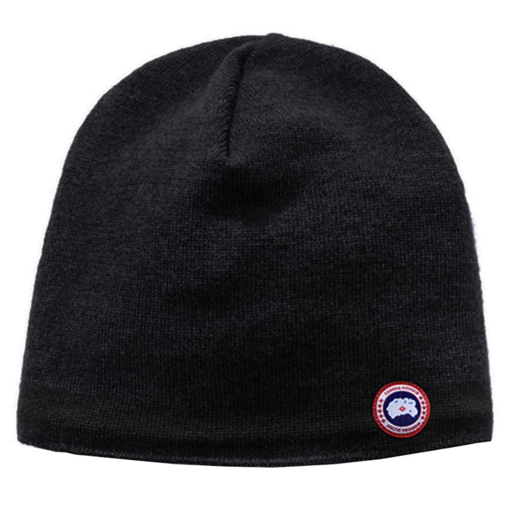 Canada Goose Merino Wool Beanie, Black, 256