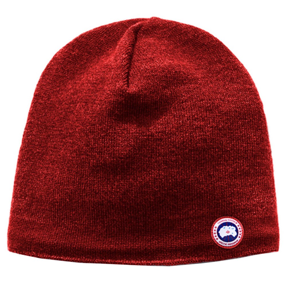 Canada Goose Merino Wool Beanie, Red, 256