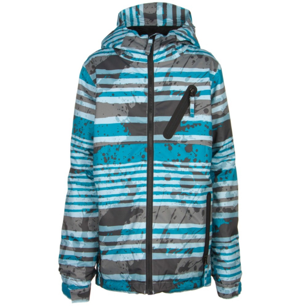 686 Trail Boys Snowboard Jacket, Blue Stripe, 256