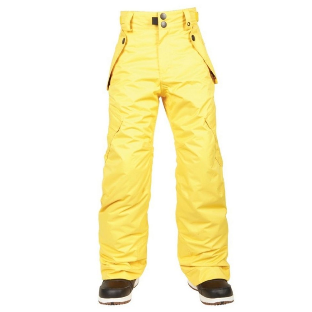 686 All Terrain Kids Snowboard Pants, Yellow, 256