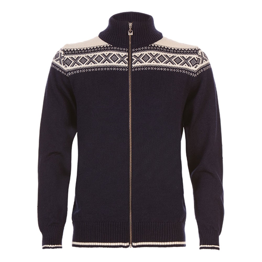 Dale Of Norway Hemsedal Masculine Mens Sweater, Navy-Off White, 256