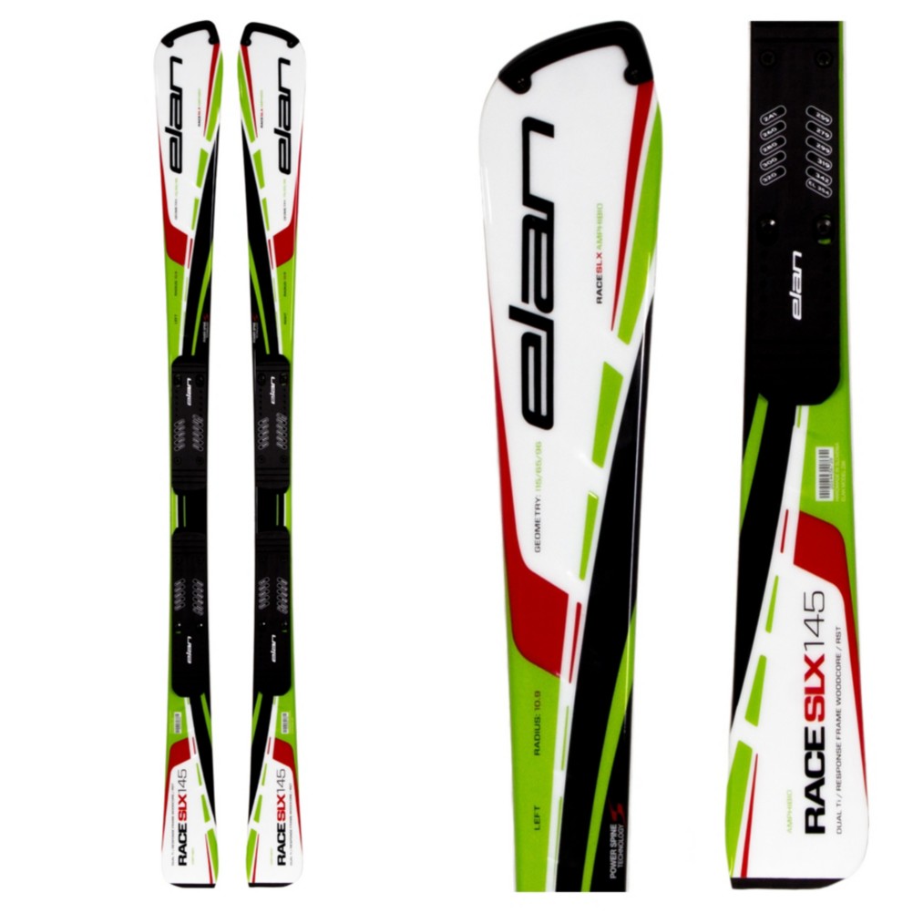 Elan SLX Team Plate Race Skis with Head FreeFlex 11 Bindings 2014