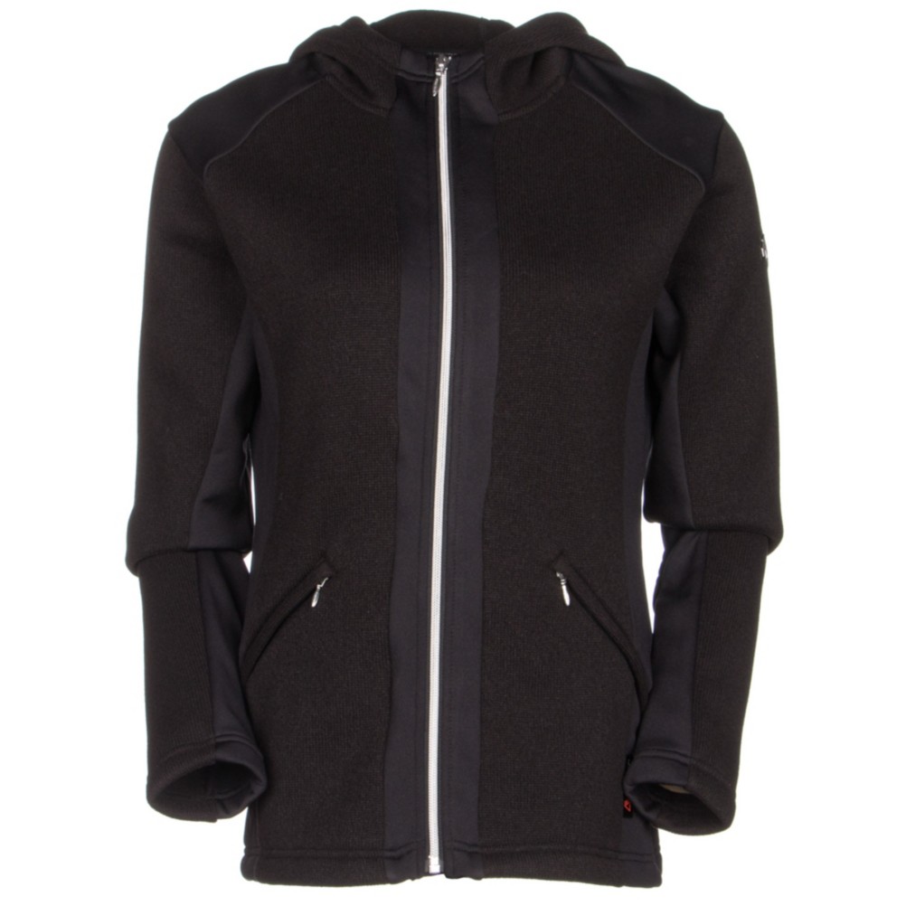 Descente Lauren Womens Mid Layer, Black-Black, 256