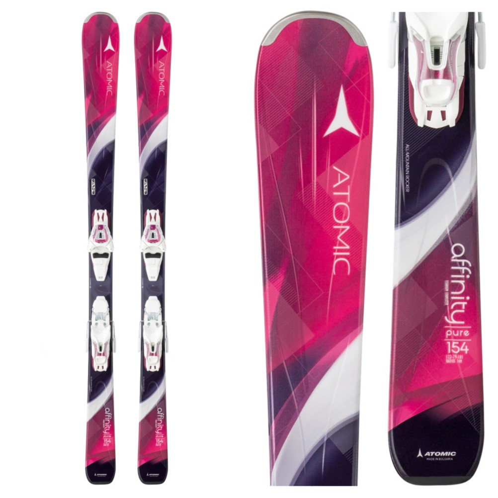 Atomic Affinity Pure Womens Skis with Lithium 10 Bindings, , 256
