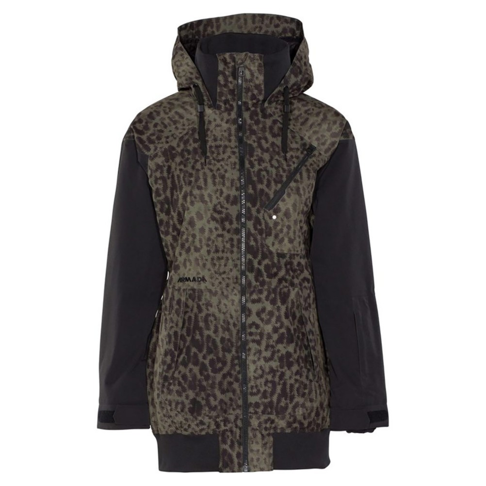 Armada Gypsum Womens Hoodie Jacket, Jungle Cat, 256