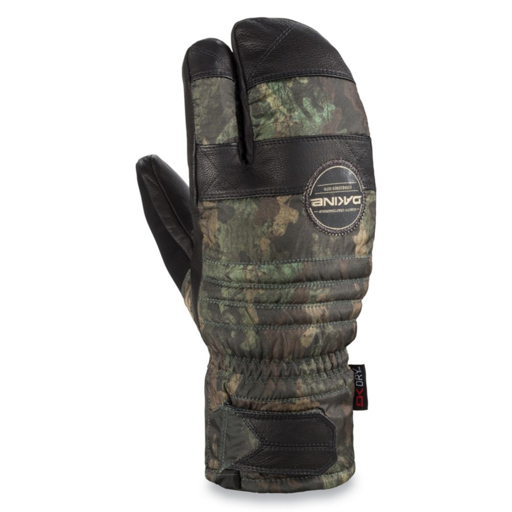 Dakine Fillmore Trigger Mittens, Peat Camo-Black, 256