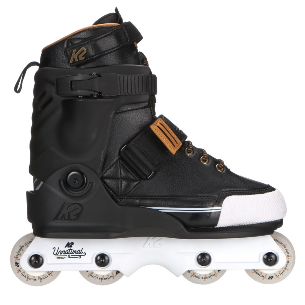 K2 Unnatural Aggressive Skates 10.5/Black USED