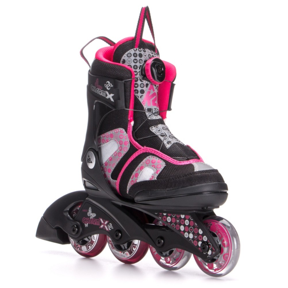 K2 Charm X Boa Adjustable Girls Inline Skates 2016