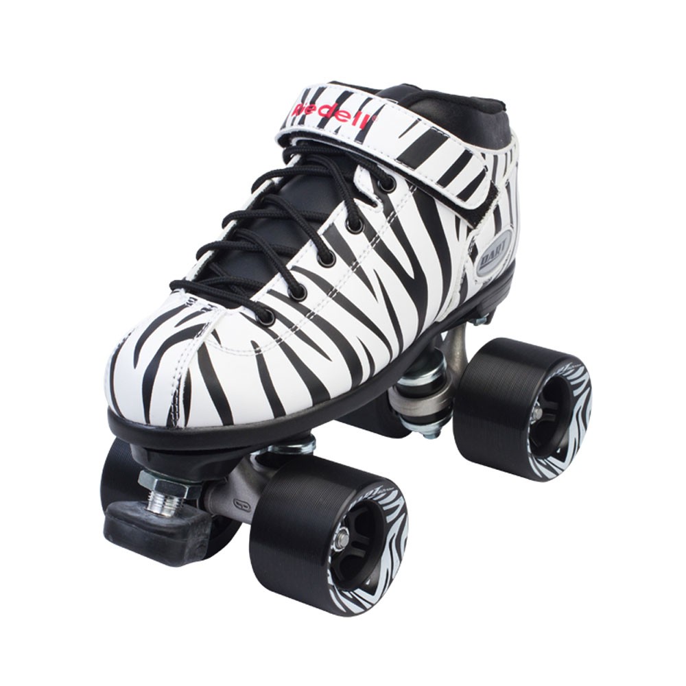 Riedell Dart Zebra Womens Speed Roller Skates 2017