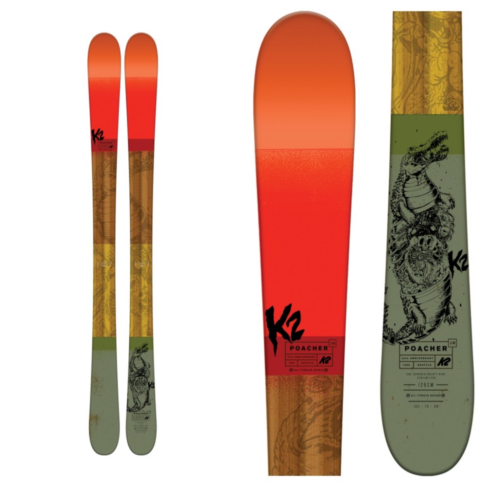 K2 Poacher Jr. Kids Skis 2017