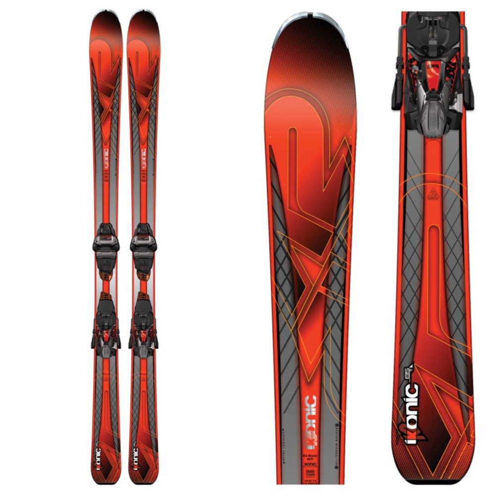 K2 iKonic 85Ti Skis with Marker MXC 12TCX Bindings, , 256