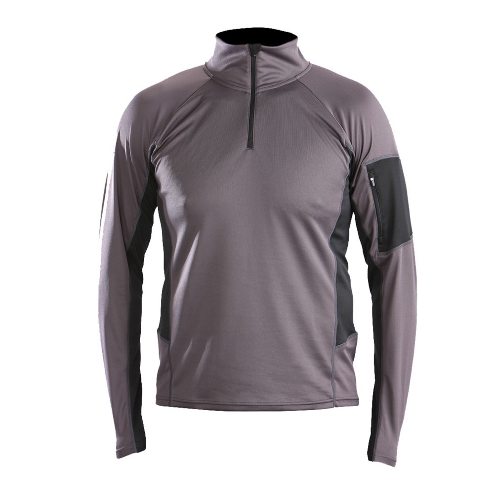 Descente Reif Mens Mid Layer, Slate Gray, 256