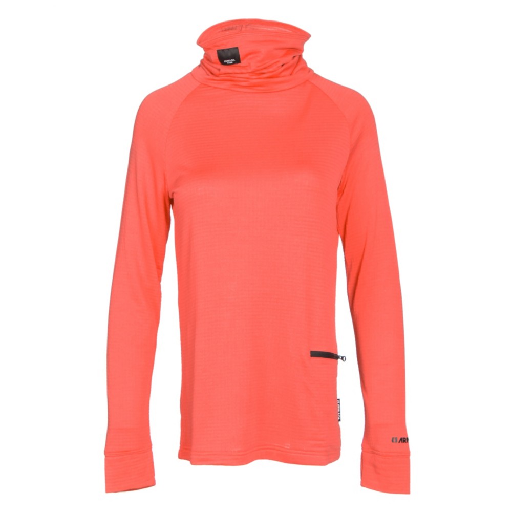 Armada Hideout Womens Mid Layer, Coral, 256